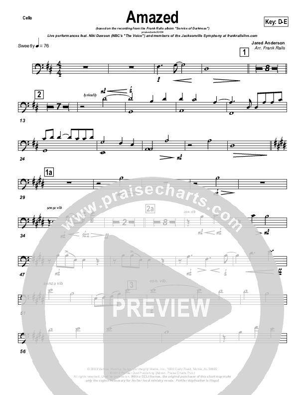 Amazed Cello (Frank Ralls)