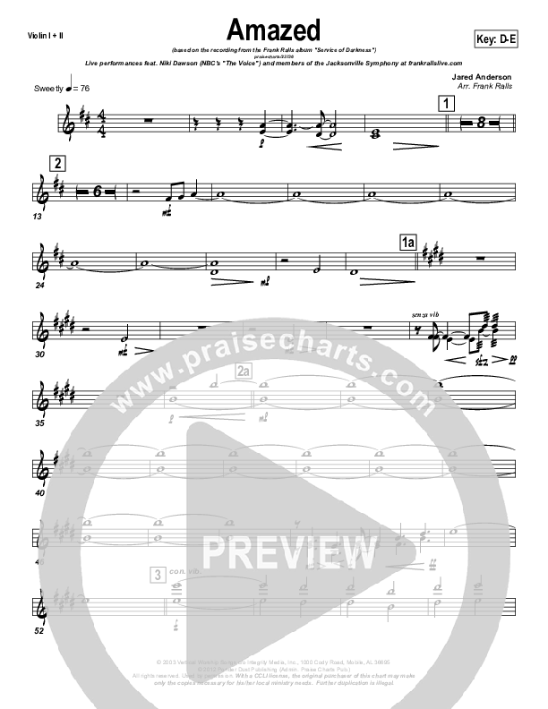 Amazed Violin 1/2 (Frank Ralls)