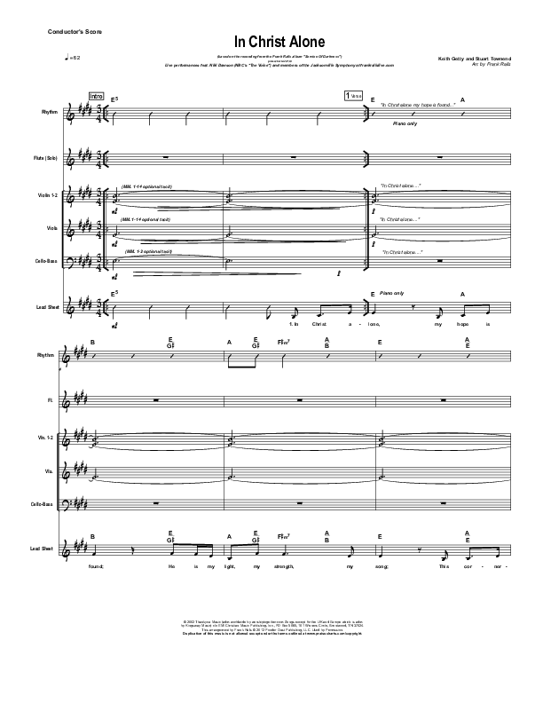 In Christ Alone Conductor's Score (Frank Ralls)
