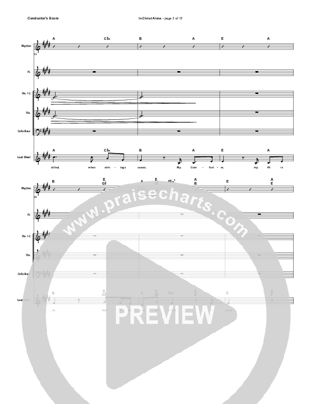 In Christ Alone Conductor's Score (Frank Ralls)