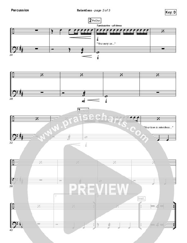 Relentless Percussion (Hillsong UNITED)