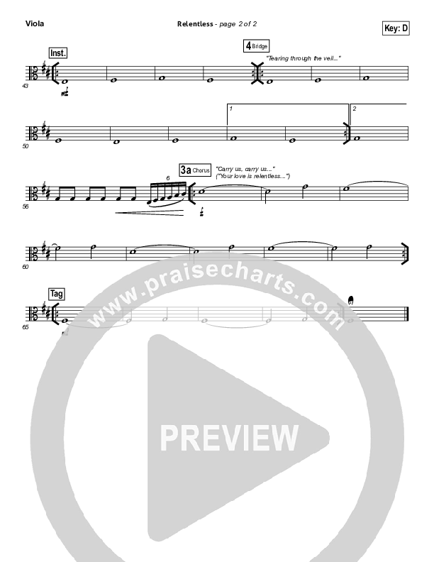 Relentless Viola (Hillsong UNITED)