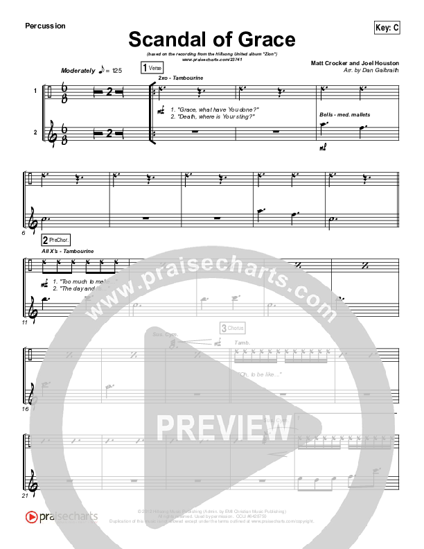 Scandal Of Grace Percussion (Hillsong UNITED)