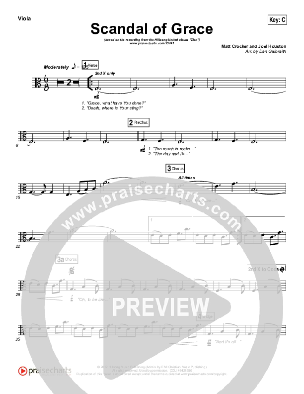 Scandal Of Grace Viola (Hillsong UNITED)