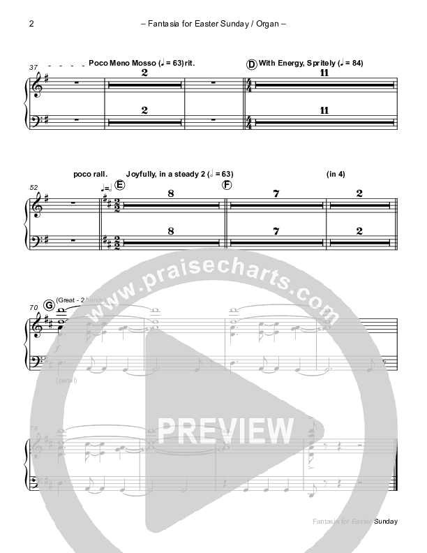 Easter Fantasia (feat. Christ The Lord Is Risen Today and When I Survey) (Instrumental) Organ (Paul Campbell)