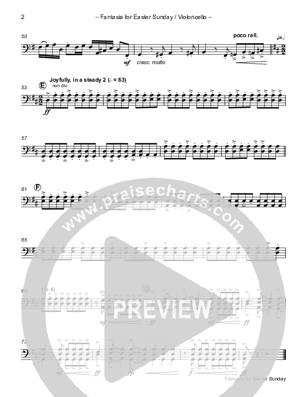 Easter Fantasia (feat. Christ The Lord Is Risen Today and When I Survey) (Instrumental) Violincello (Paul Campbell)