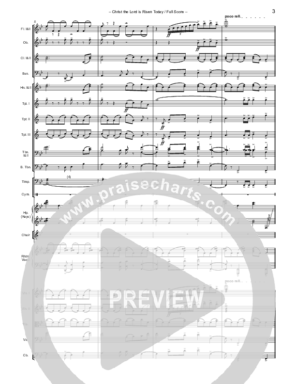 Christ The Lord Is Risen Today (with Fanfare and Descant) Orchestration (Paul Campbell)