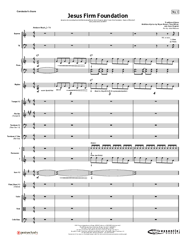 Jesus Firm Foundation Orchestration (Mike Donehey / Steven Curtis Chapman)