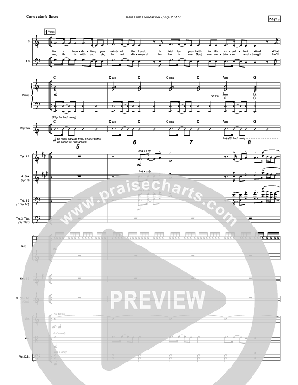 Jesus Firm Foundation Orchestration (Mike Donehey / Steven Curtis Chapman)