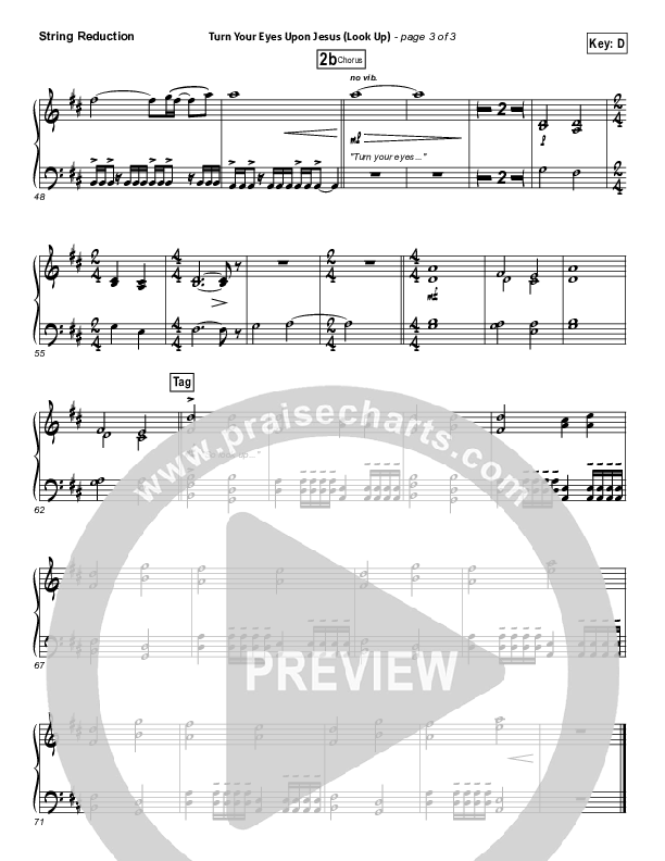 Turn Your Eyes Upon Jesus (Look Up) Synth Strings (Nichole Nordeman)