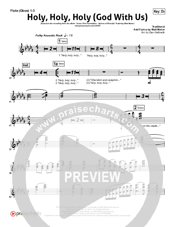 Holy Holy Holy (God With Us) Wind Pack (Matt Maher)