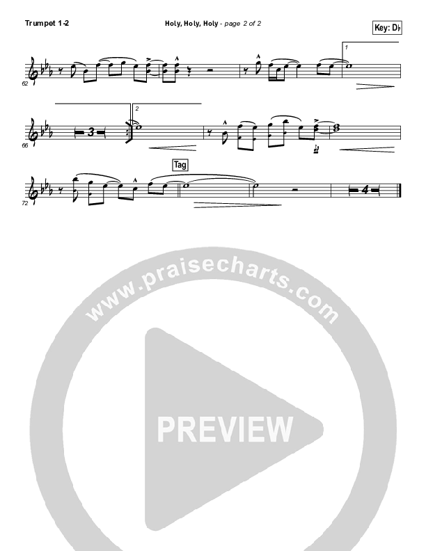 Holy Holy Holy (God With Us) Trumpet 1,2 (Matt Maher)