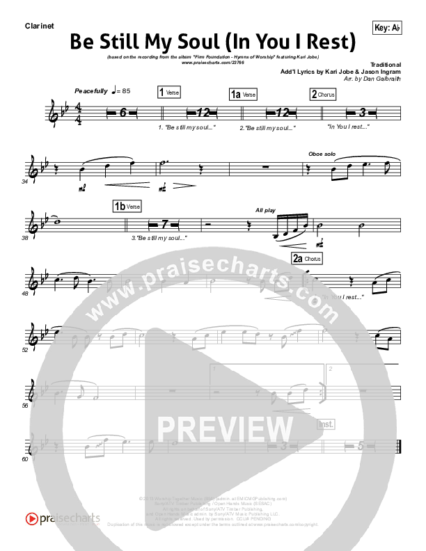 Be Still My Soul (In You I Rest) Wind Pack (Kari Jobe)