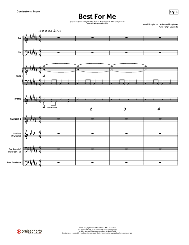 Best For Me Praise Band (Darlene Zschech)