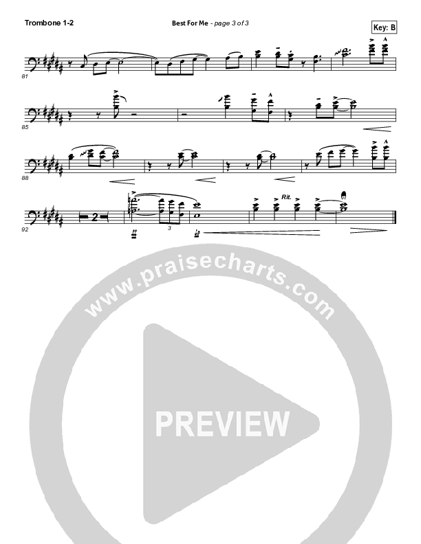 Best For Me Trombone 1/2 (Darlene Zschech)