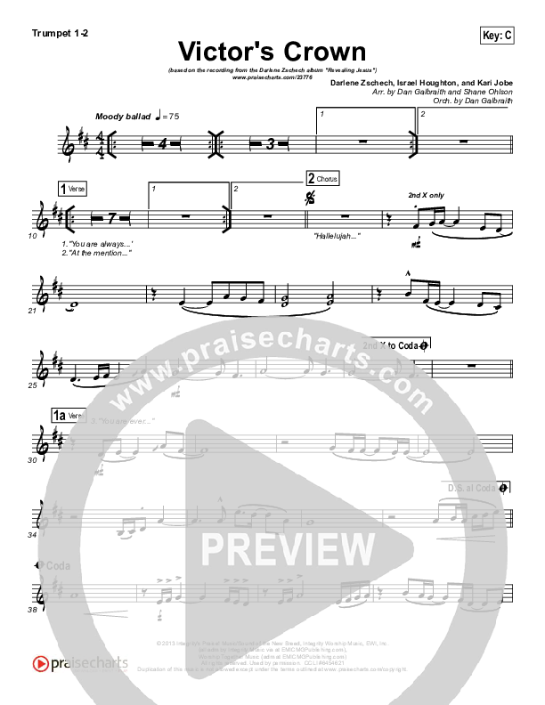 Victor's Crown Trumpet 1,2 (Darlene Zschech)