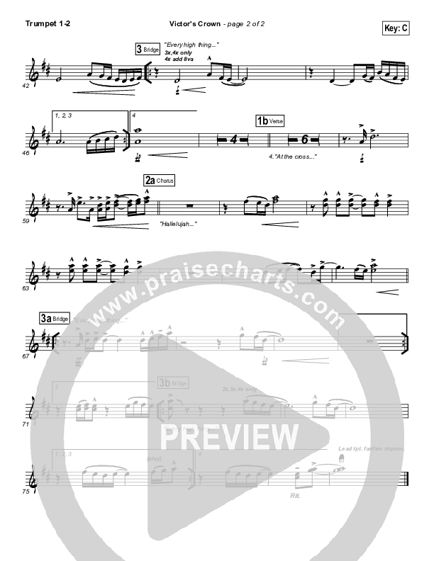 Victor's Crown Trumpet 1,2 (Darlene Zschech)