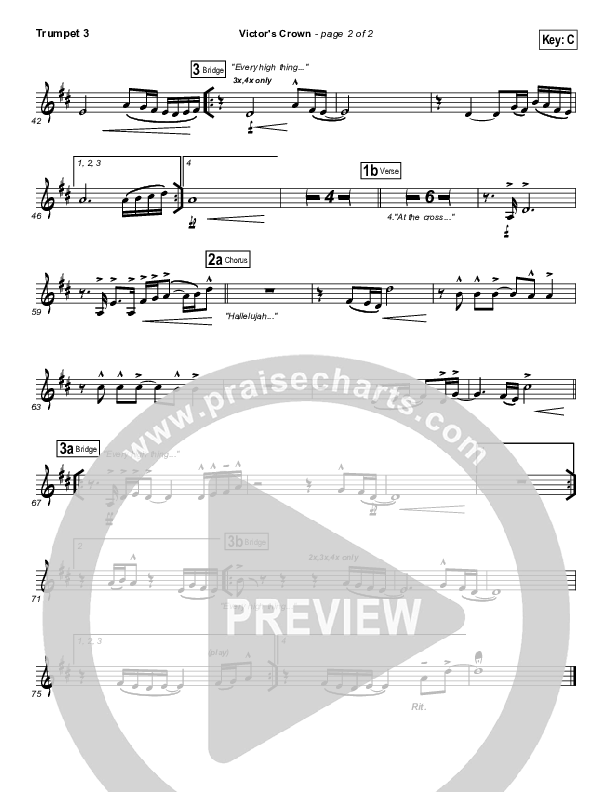 Victor's Crown Trumpet 3 (Darlene Zschech)