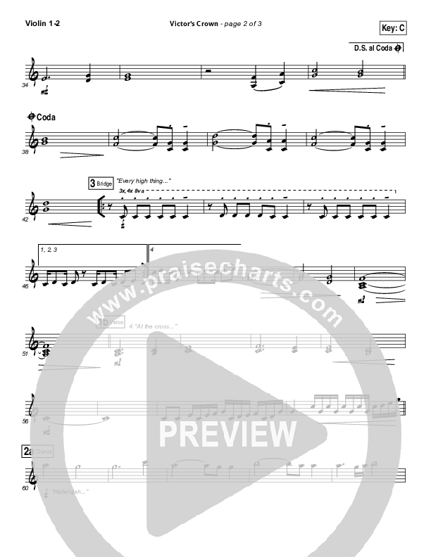 Victor's Crown Violin 1/2 (Darlene Zschech)