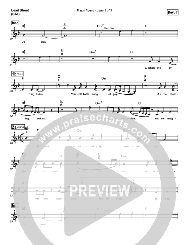 Magnificent Lead (SAT) (Darlene Zschech)