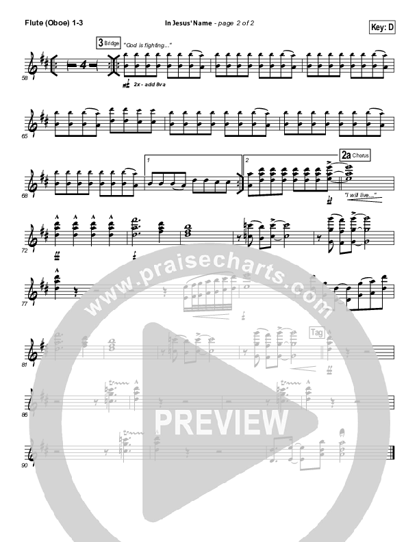 In Jesus' Name Wind Pack (Darlene Zschech)