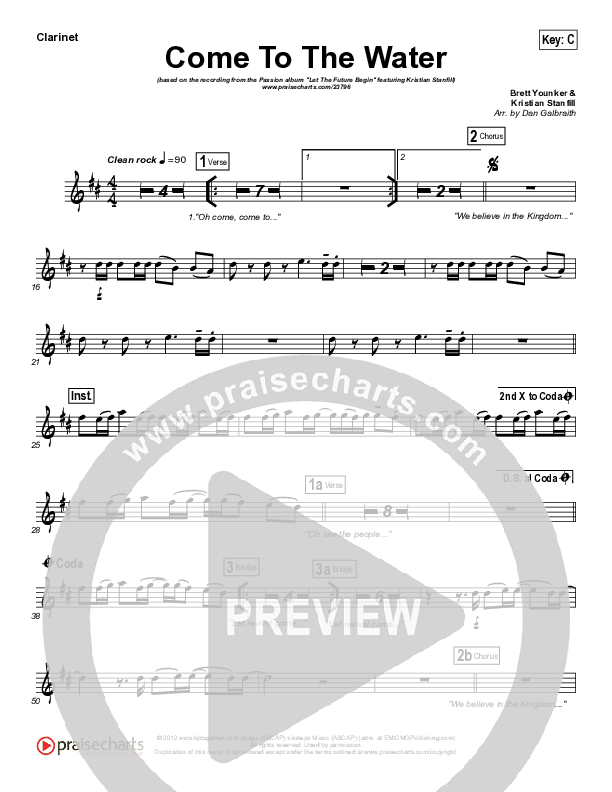 Come To The Water Wind Pack (Kristian Stanfill / Passion)