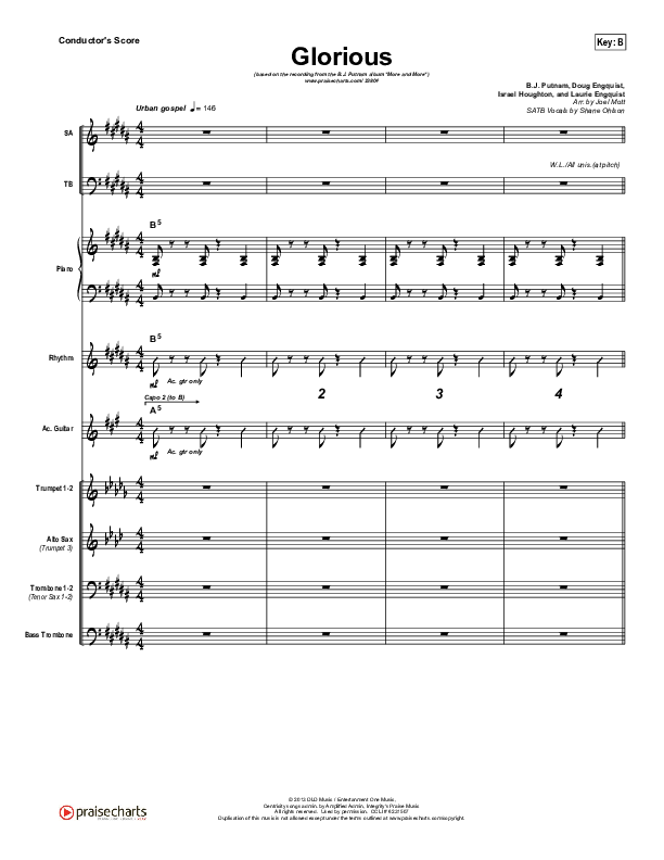Glorious Conductor's Score (BJ Putnam)