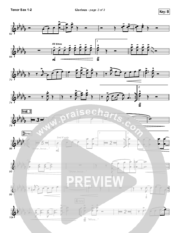 Glorious Tenor Sax 1/2 (BJ Putnam)