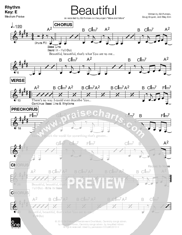 Beautiful Rhythm Chart (BJ Putnam)