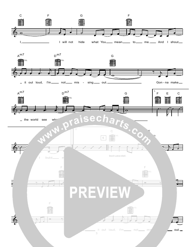 Alive Sheet Music PDF (Hillsong Kids) - PraiseCharts