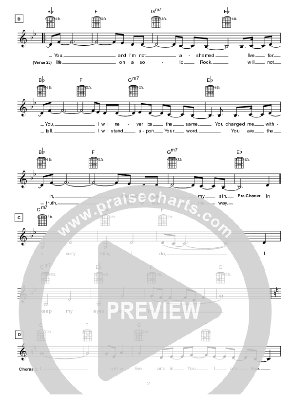 Alive Lead Sheet (Hillsong Kids)