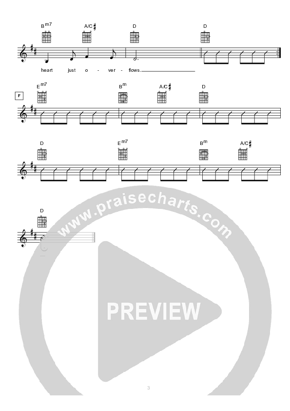 O How I Love You Lead Sheet (Hillsong Kids)