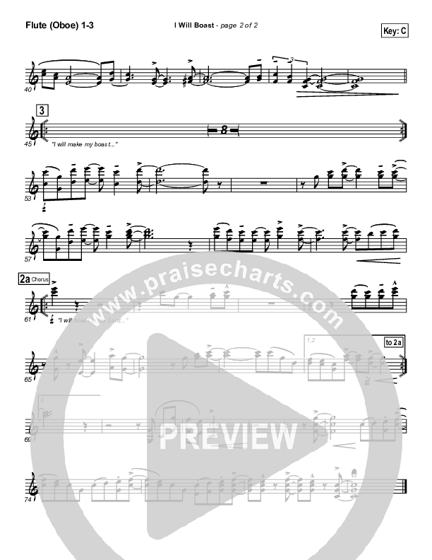 I Will Boast Wind Pack (Paul Baloche)