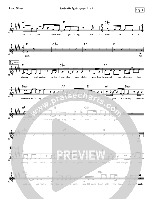 Revive Us Again Lead (SAT) (Charlie Hall)