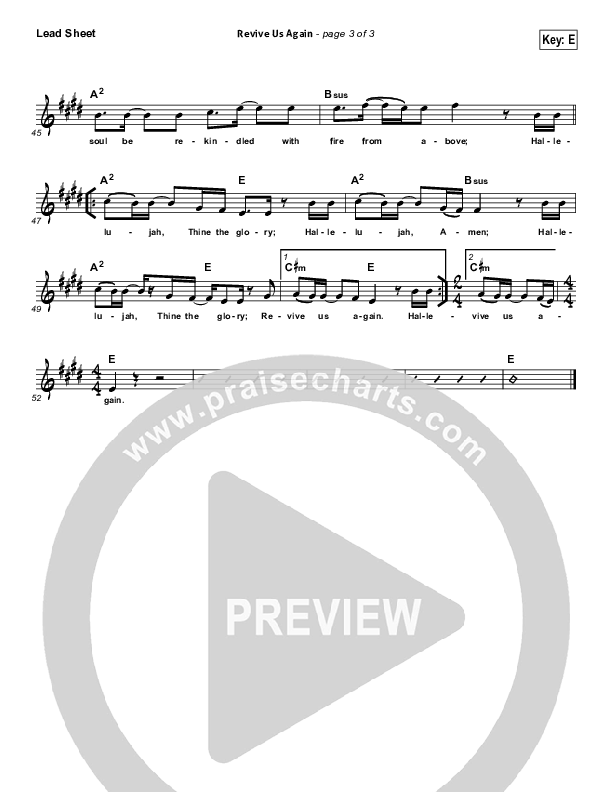 Revive Us Again Lead (SAT) (Charlie Hall)