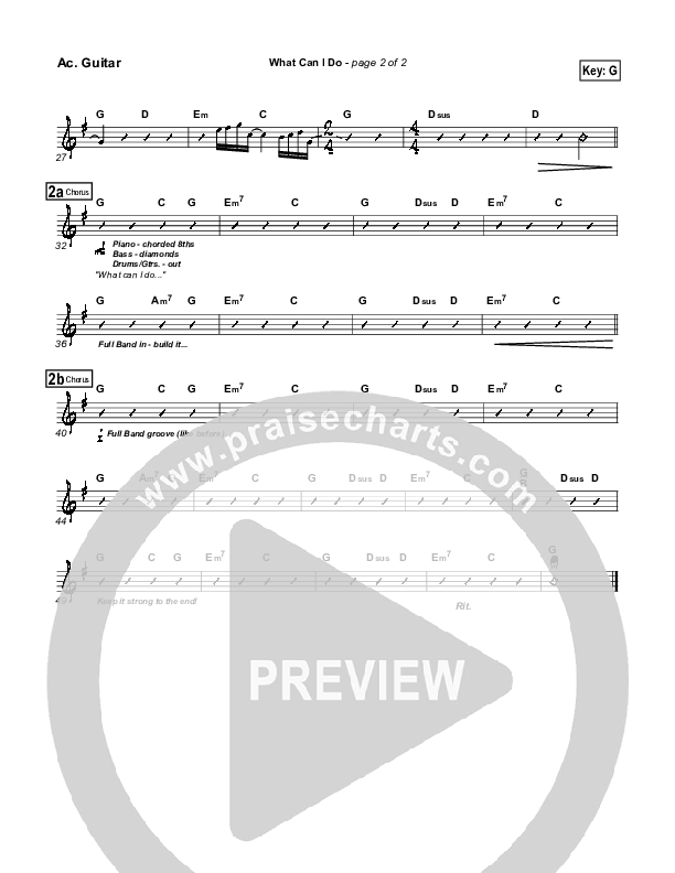 What Can I Do Acoustic Guitar (Paul Baloche)