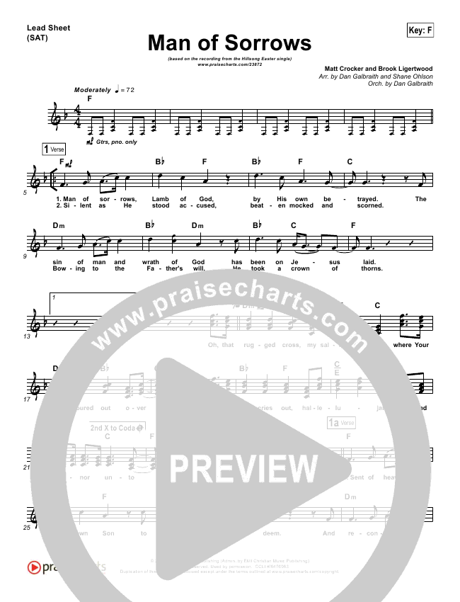 Man Of Sorrows Chord Chart Chord Walls
