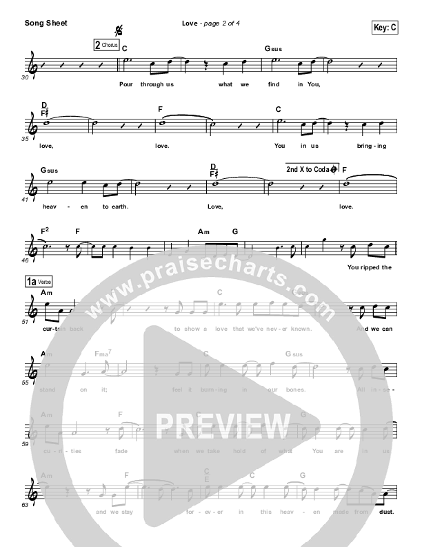 Love Lead Sheet (Carlos Whittaker)