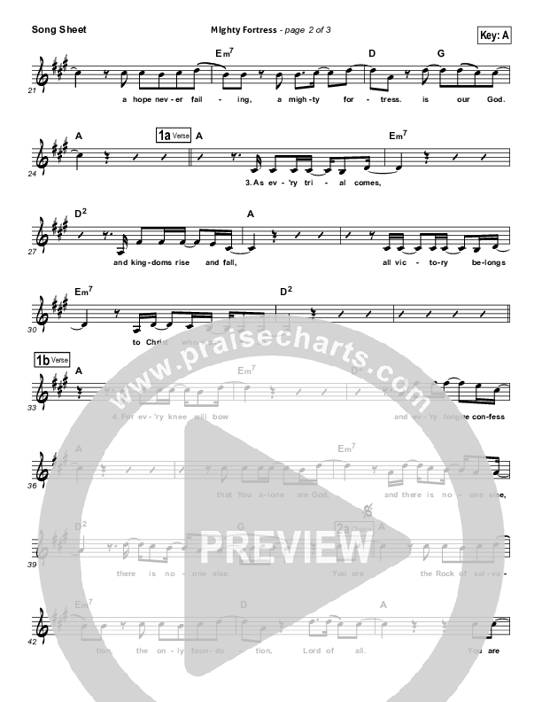 Mighty Fortress Lead (SAT) (Matt Maher)