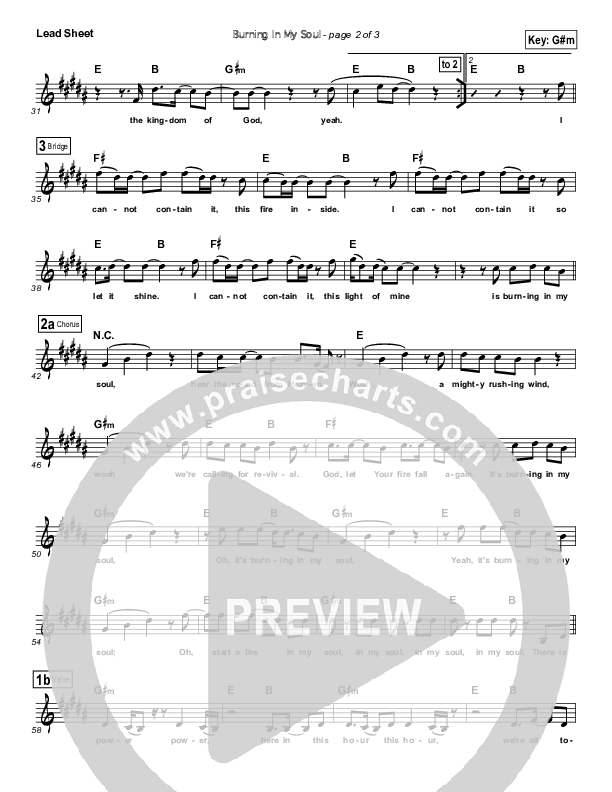 Burning In My Soul Lead (SAT) (Matt Maher)