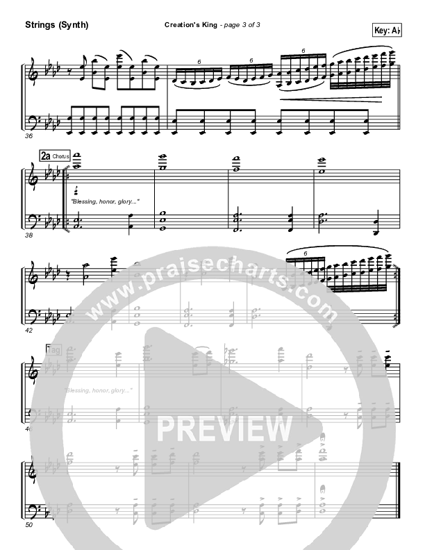 Creation's King Synth Strings (Paul Baloche)