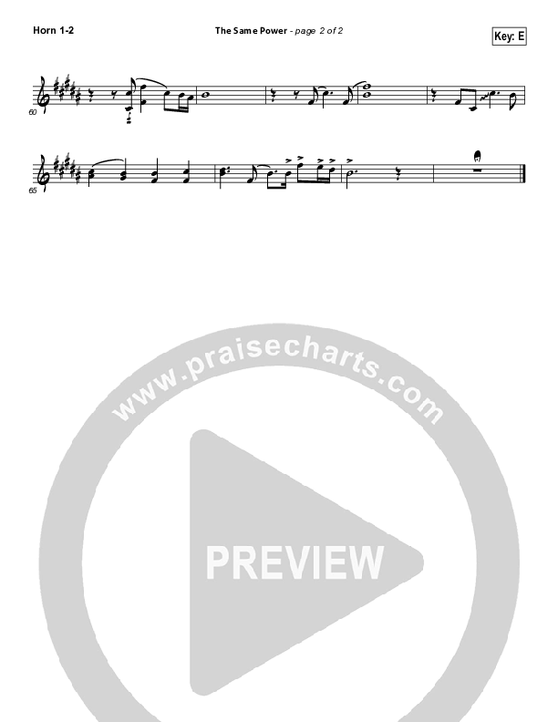 The Same Power French Horn 1/2 (Ben Cantelon / Worship Central)