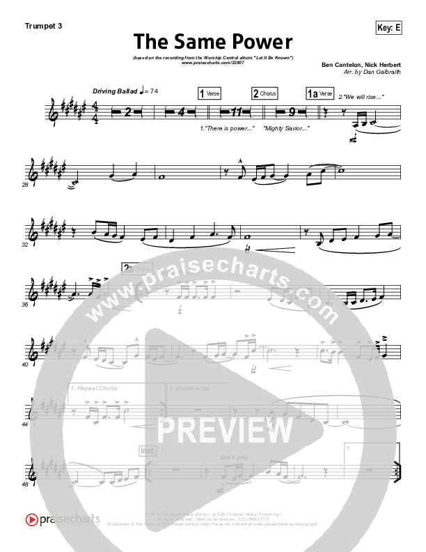 The Same Power Trumpet 3 (Ben Cantelon / Worship Central)
