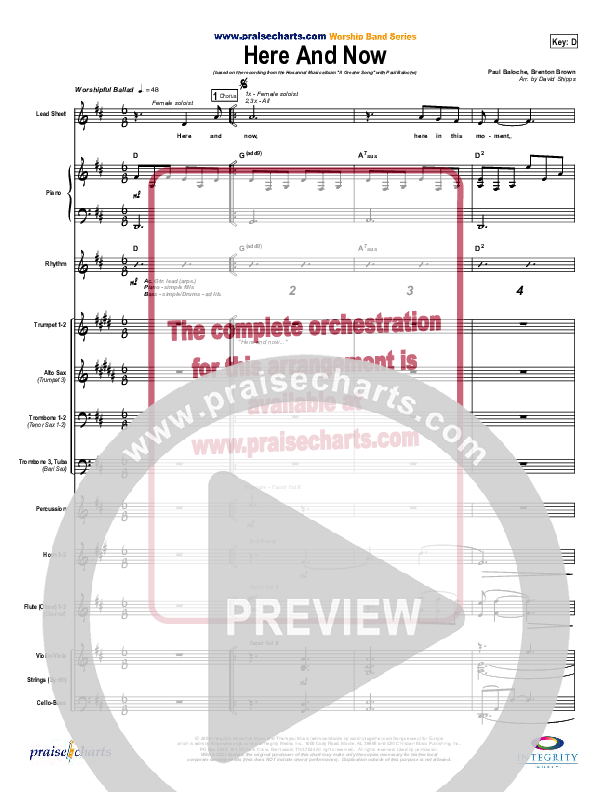 Here And Now Orchestration (Kathryn Scott)