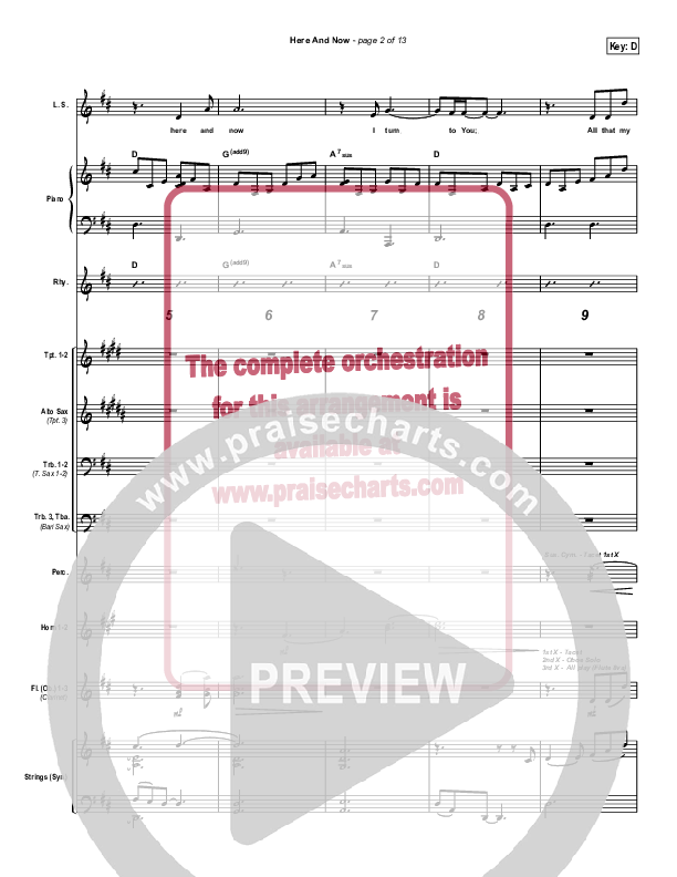 Here And Now Conductor's Score (Kathryn Scott)