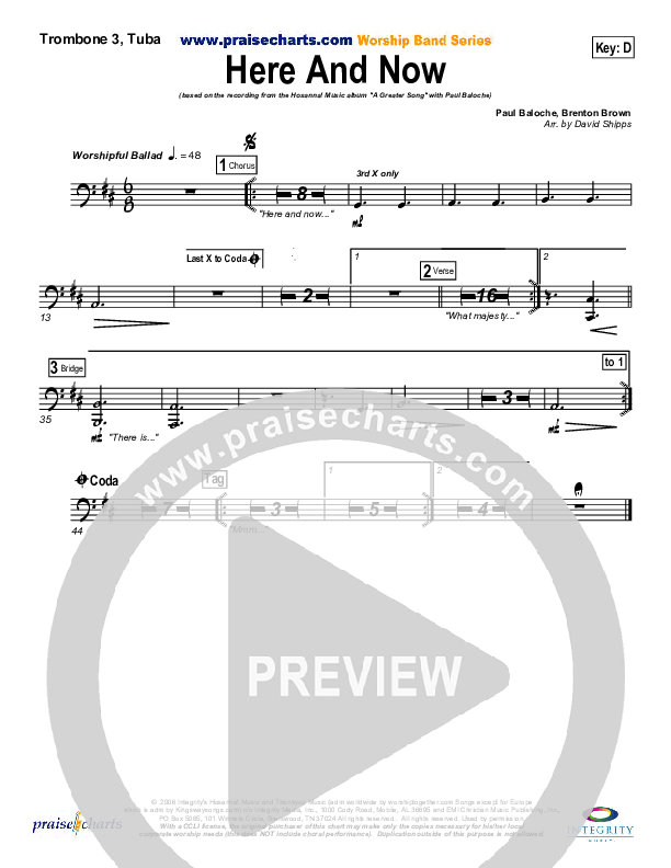 Here And Now Trombone 3/Tuba (Kathryn Scott)