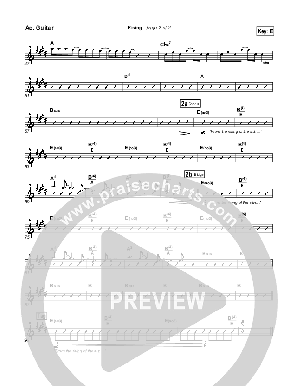 Rising Acoustic Guitar (Paul Baloche)