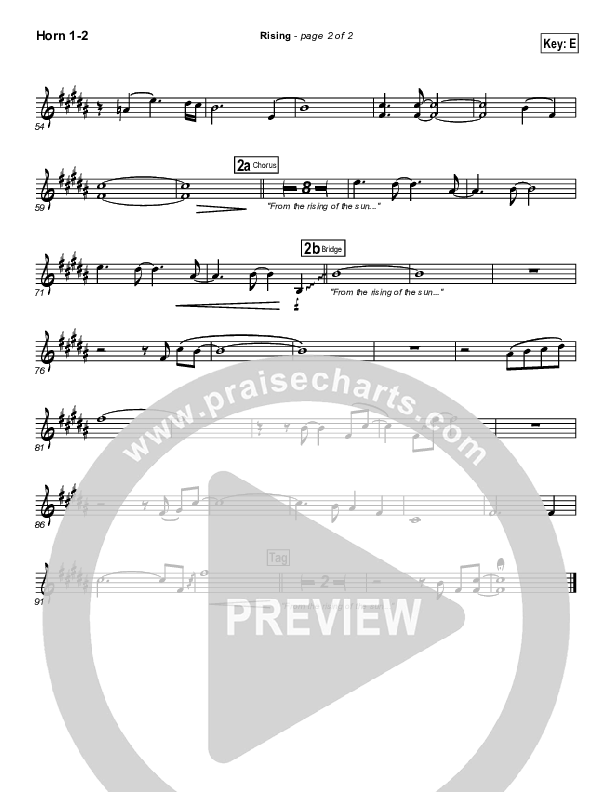 Rising French Horn 1/2 (Paul Baloche)