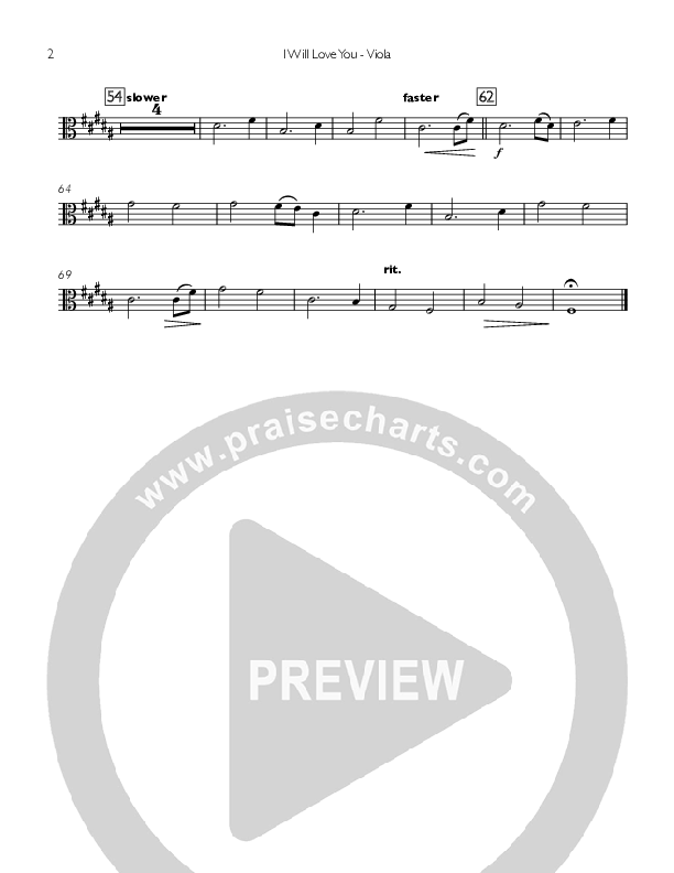 I Will Love You Viola ()