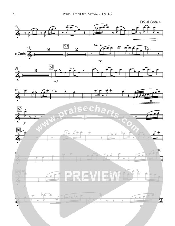 Praise Him All The Nations Flute 1/2 (You Remain)